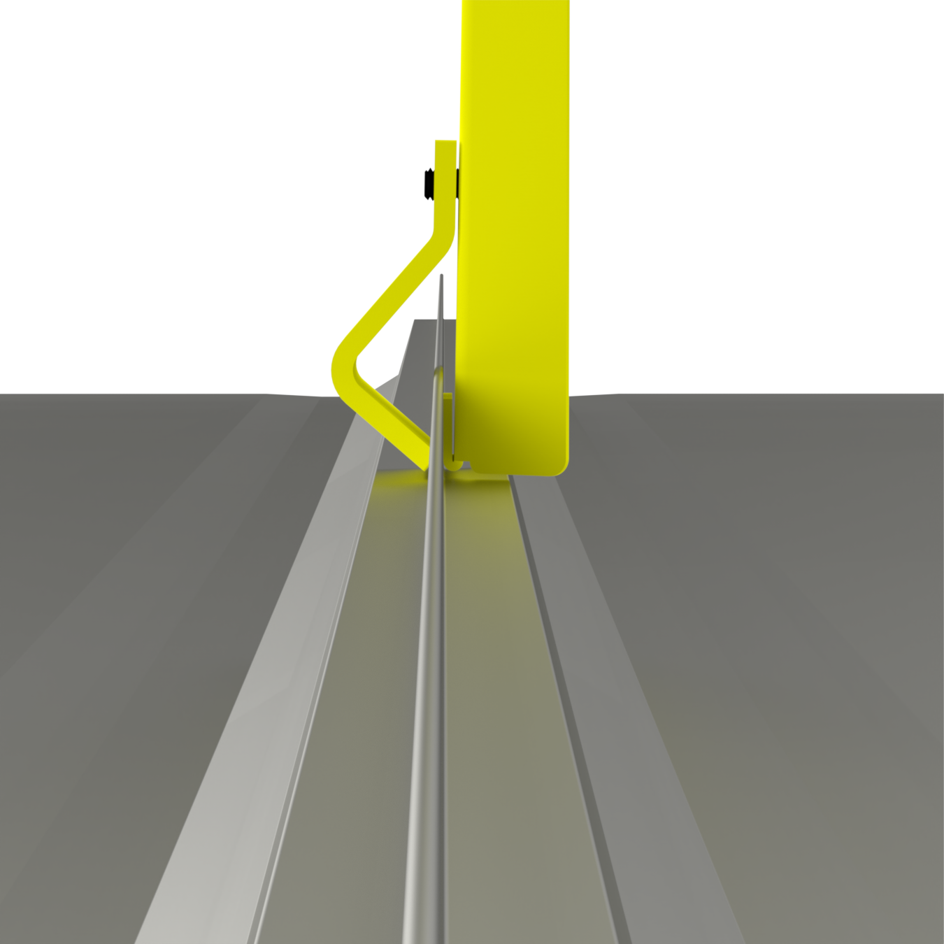 Standing Seam Temporary Warning Line