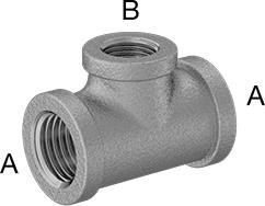 Inline Tee Reducer 1/4 to 1/8