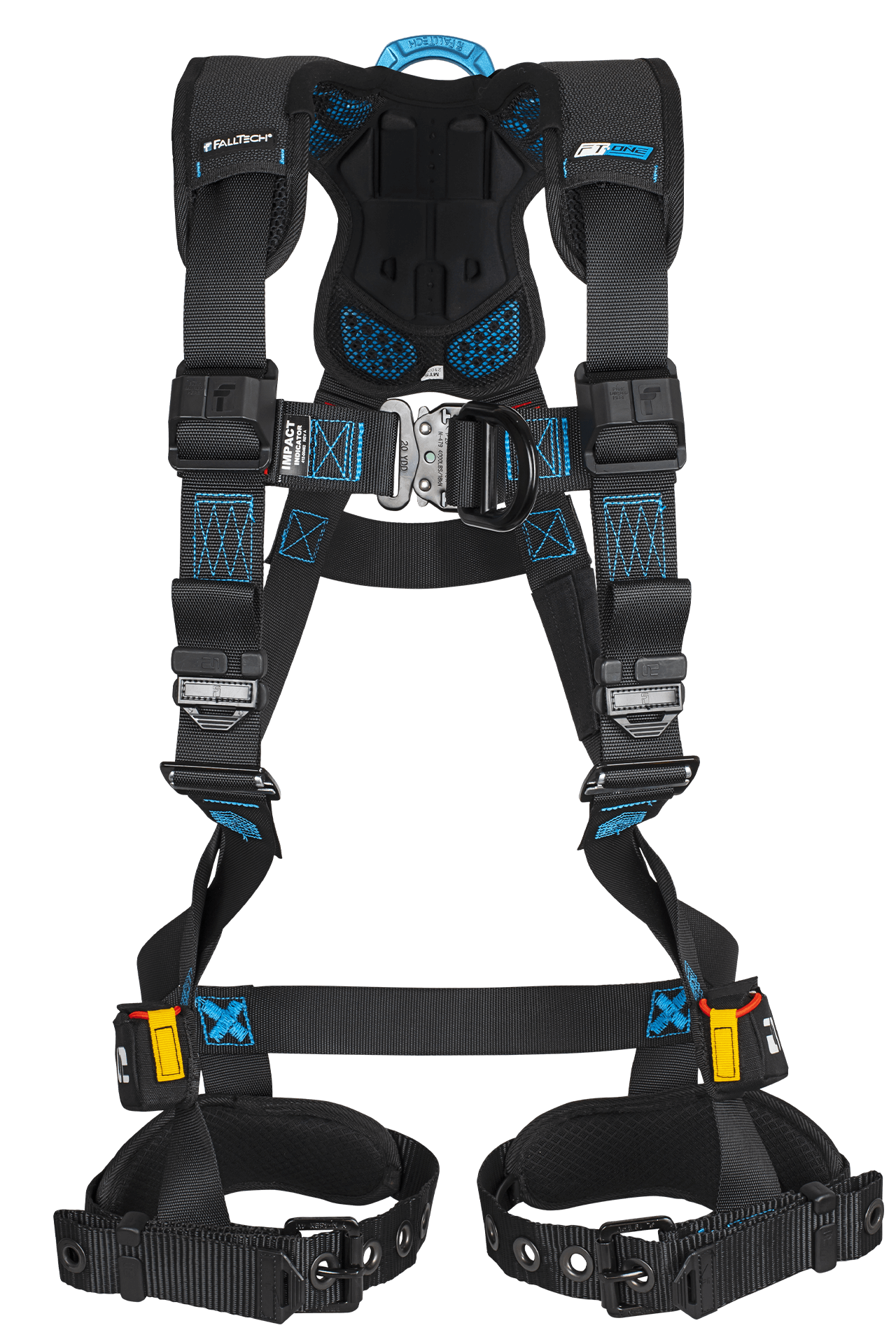 FT-One™ 2D Climbing Non-Belted Full Body Harness, Tongue Buckle Leg Adjustments