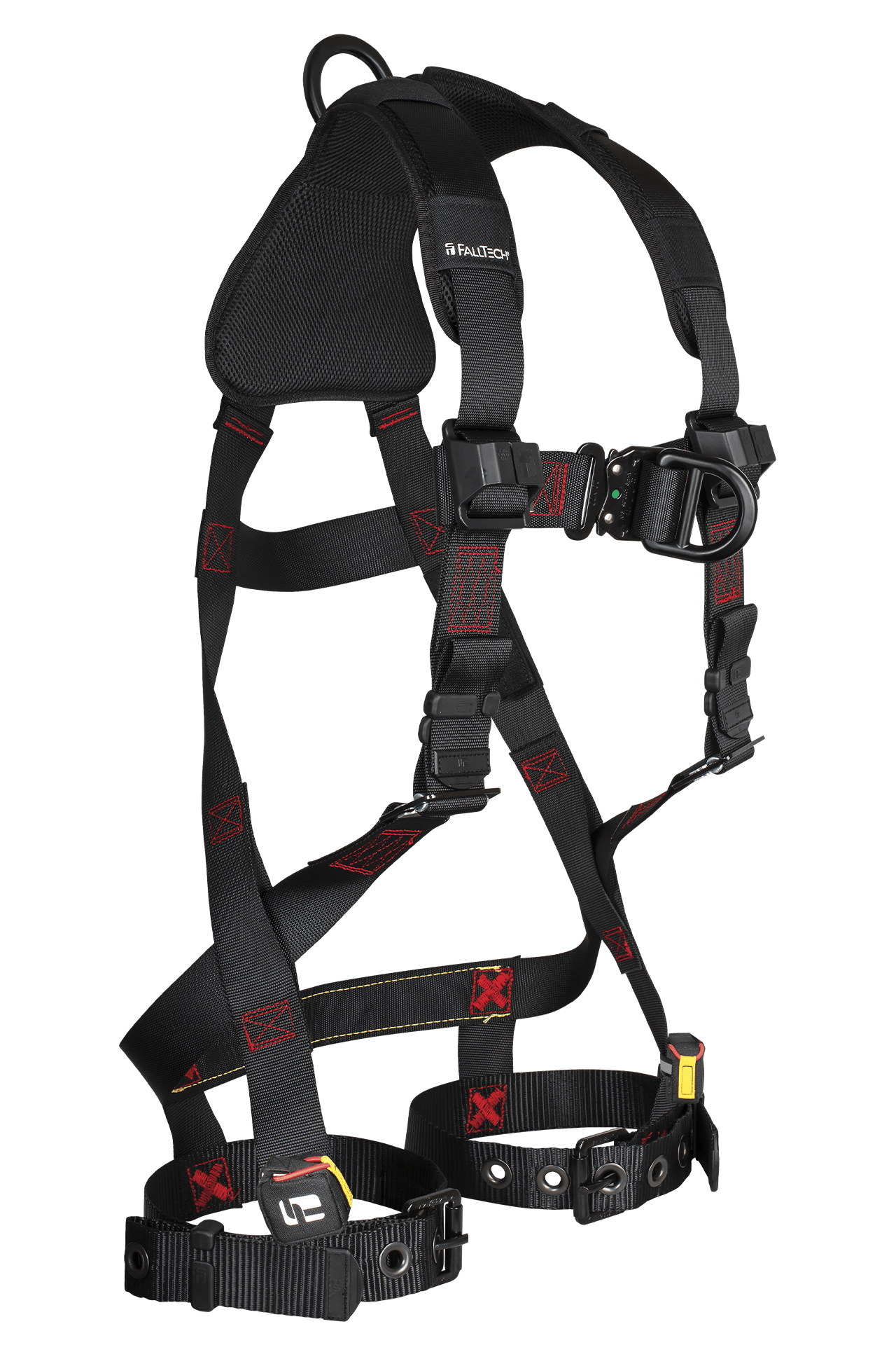 FT-Iron™ 2D Climbing Non-Belted Full Body Harness, Tongue Buckle Leg Adjustments