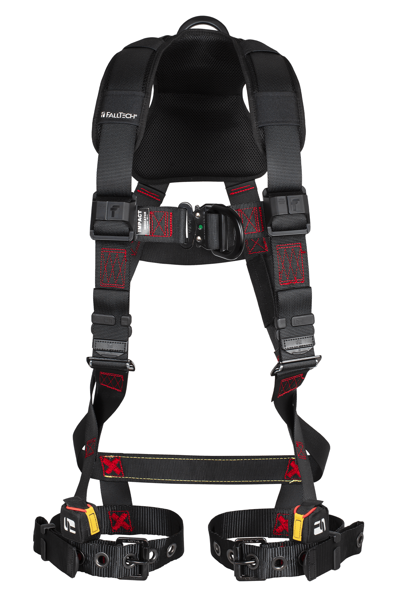 FT-Iron™ 2D Climbing Non-Belted Full Body Harness, Tongue Buckle Leg Adjustments