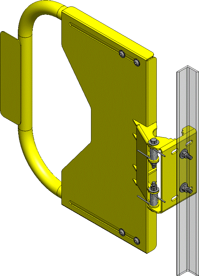 Adjustable Self Closing Gate