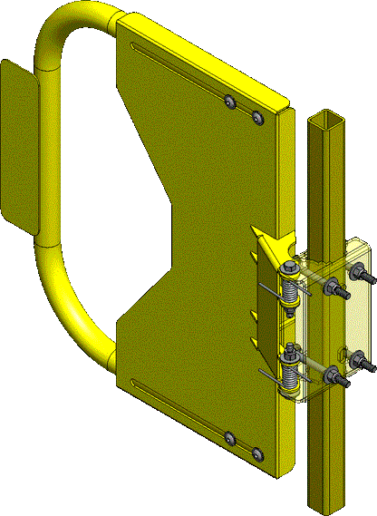 Adjustable Self Closing Gate