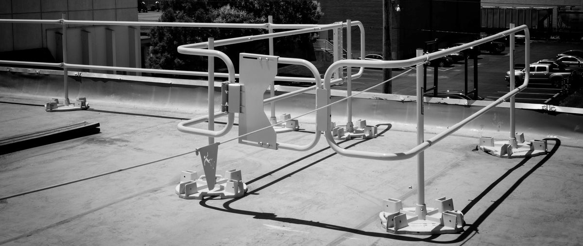 Ladder Access Guardrail – Leading Edge Safety