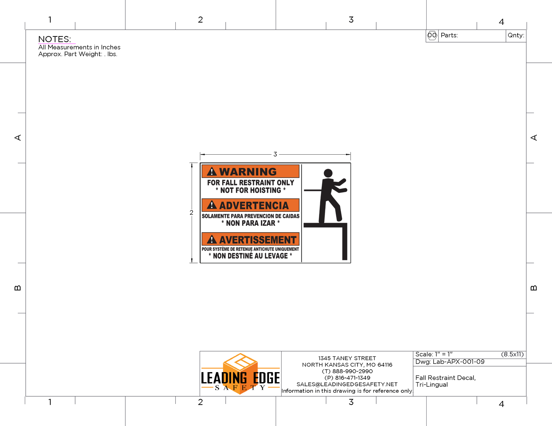 STINGER WARNING LABELS – Leading Edge Safety
