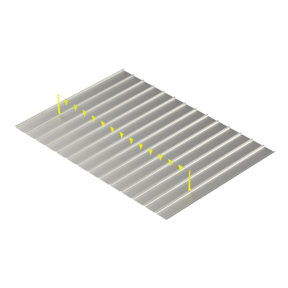 Standing Seam Temporary Warning Line