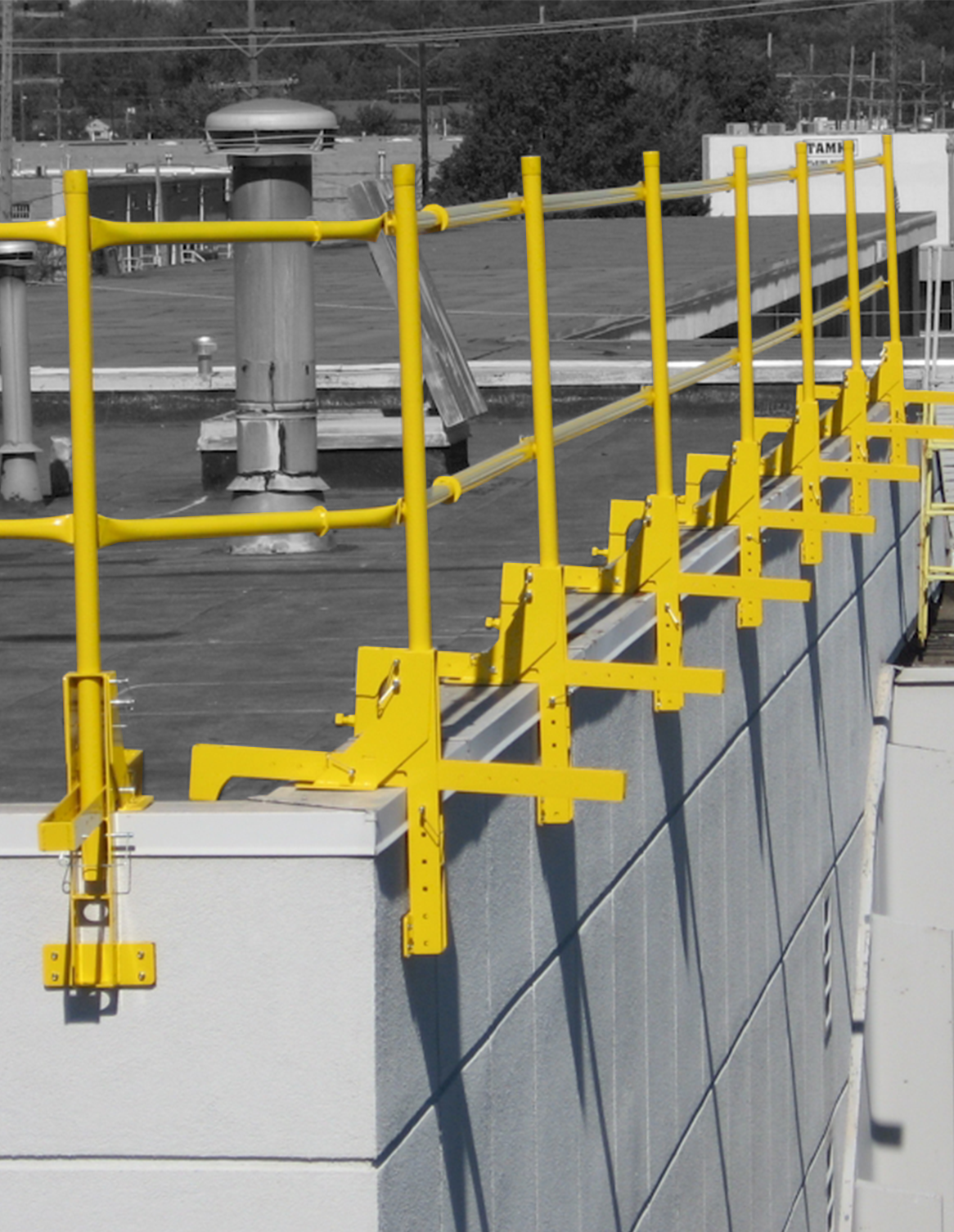 Fallprotec Guardrails Temporary Fall Protection – Leading Edge Safety