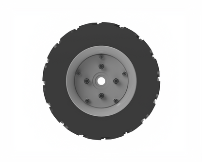 16 x 5 - 9" Solid Rubber Tire