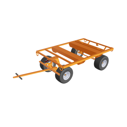Heavy-Duty Flat Material Cart