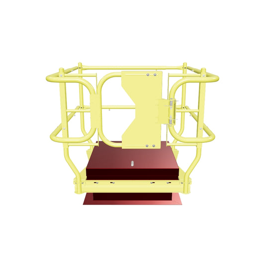 Roof Hatch Guardrail System