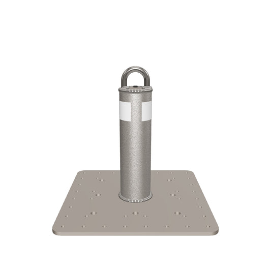 12” Tall Roof Anchor Point / 16" x 16” X 3/8” Base Plate