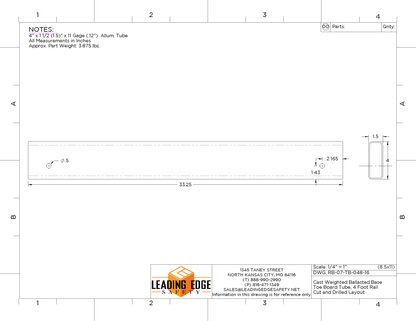 Ballasted Guardrail Systems - Temporary