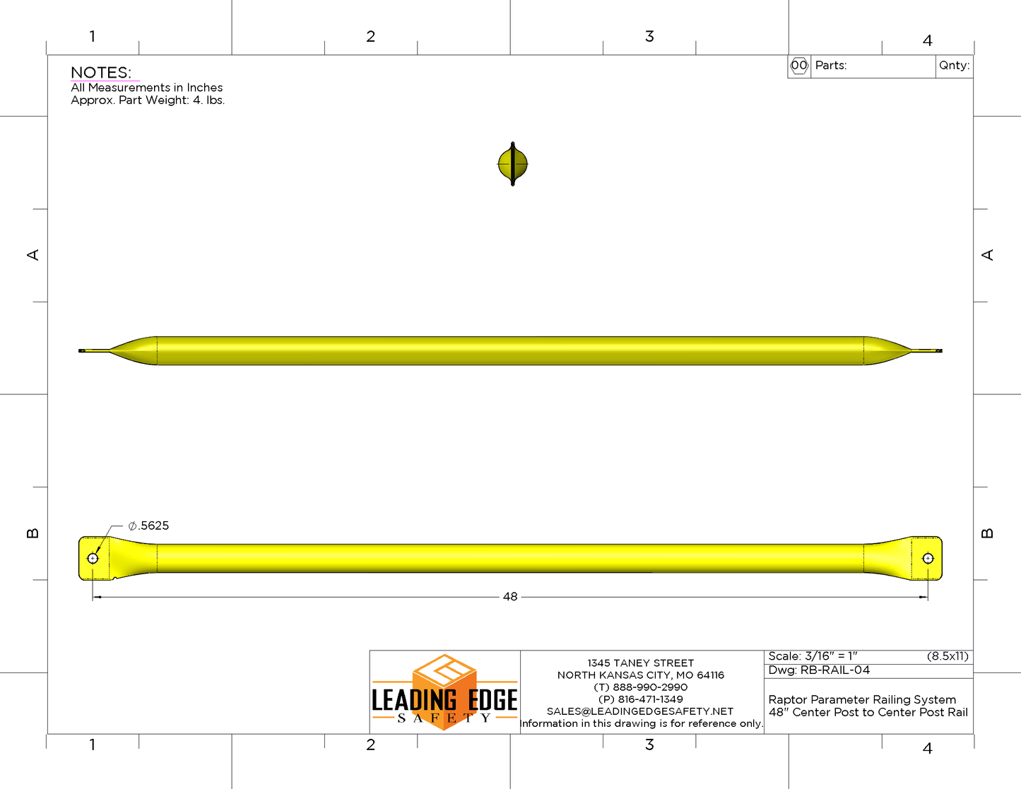 Permanent Ballasted Guardrail System