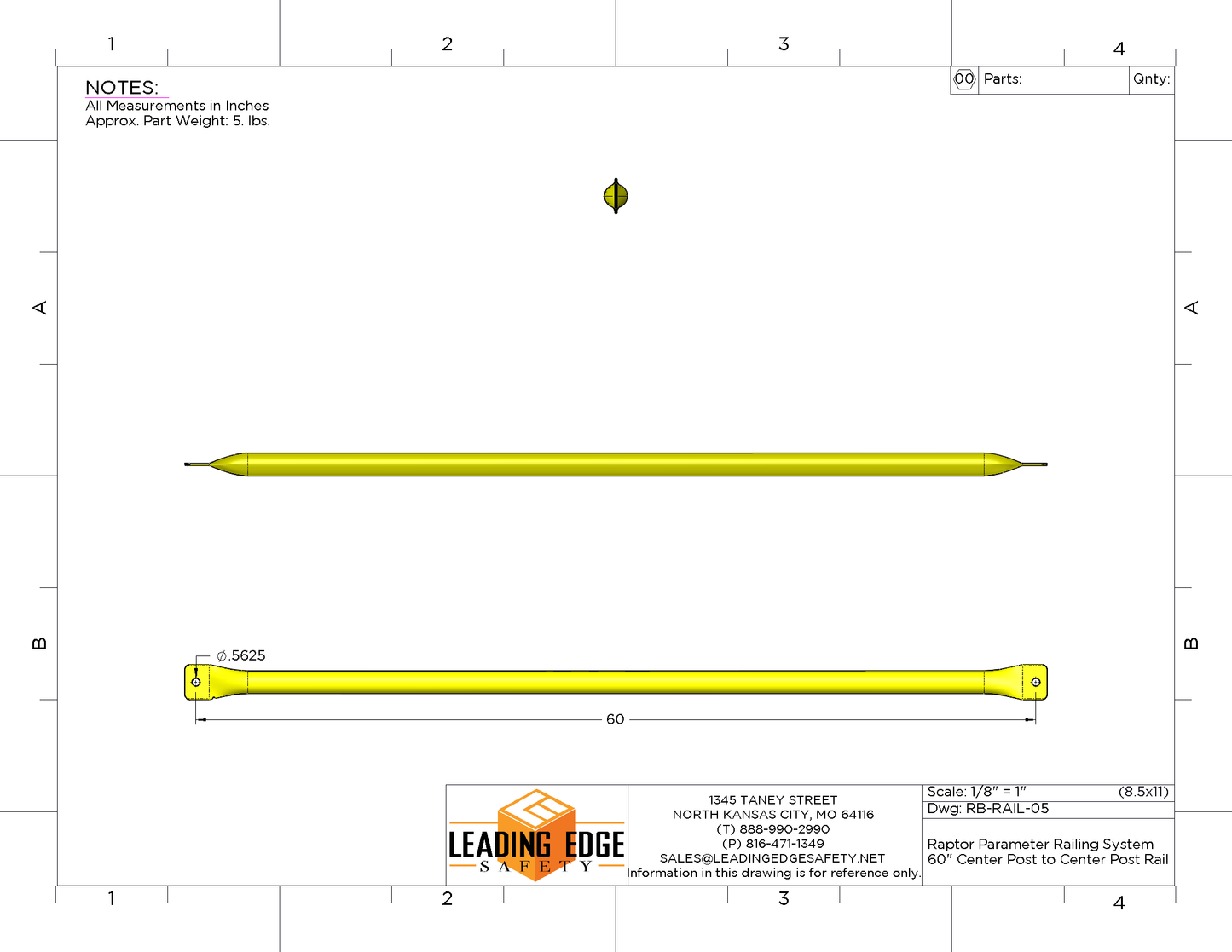 Permanent Ballasted Guardrail System