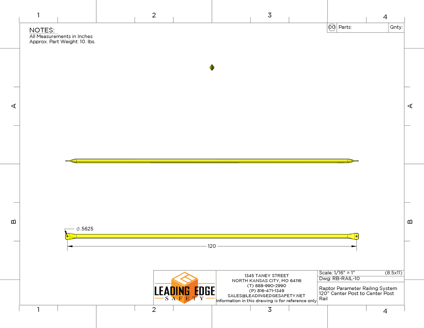 Permanent Ballasted Guardrail System