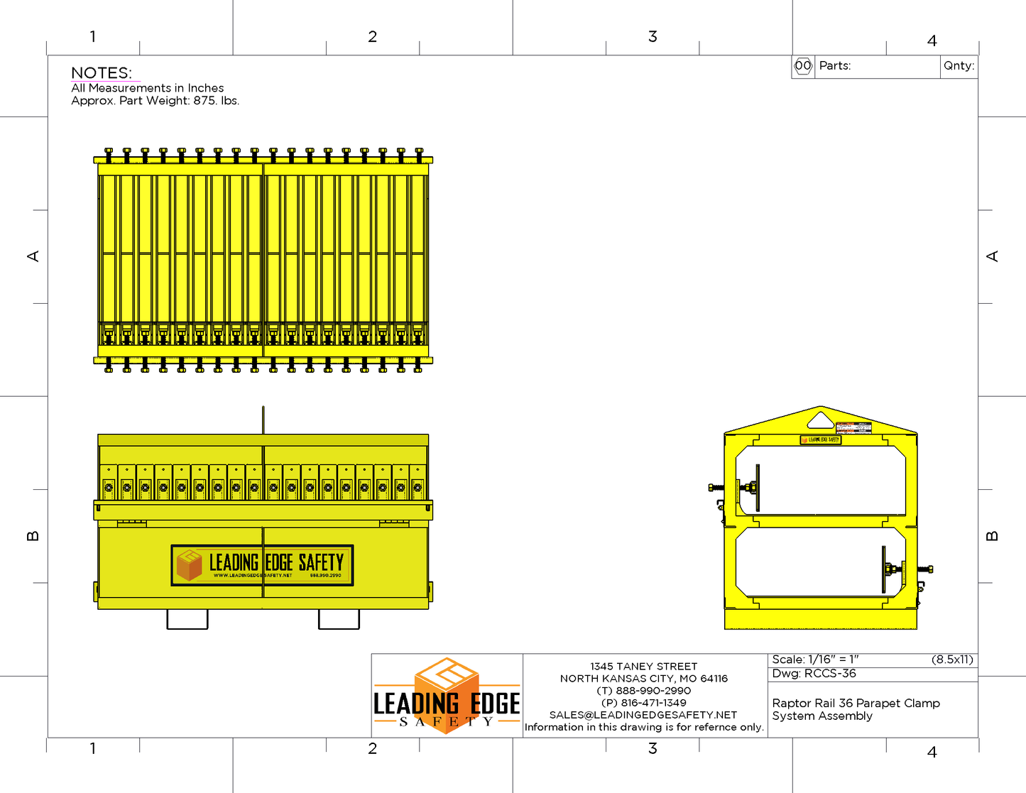 RaptorRail Guardrail Systems Kits