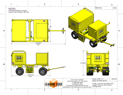 TriRex Mobile Fall Protection Carts