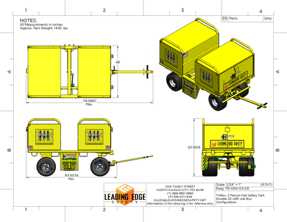 TriRex Mobile Fall Protection Carts