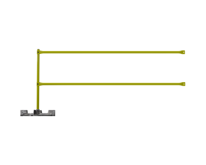 Permanent Ballasted Guardrail System