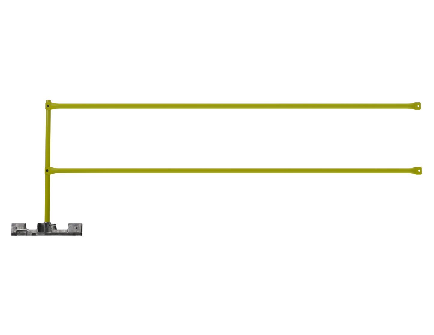 Permanent Ballasted Guardrail System