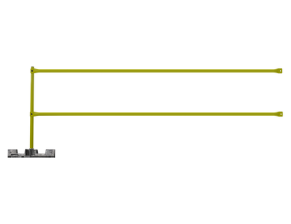 Permanent Ballasted Guardrail System